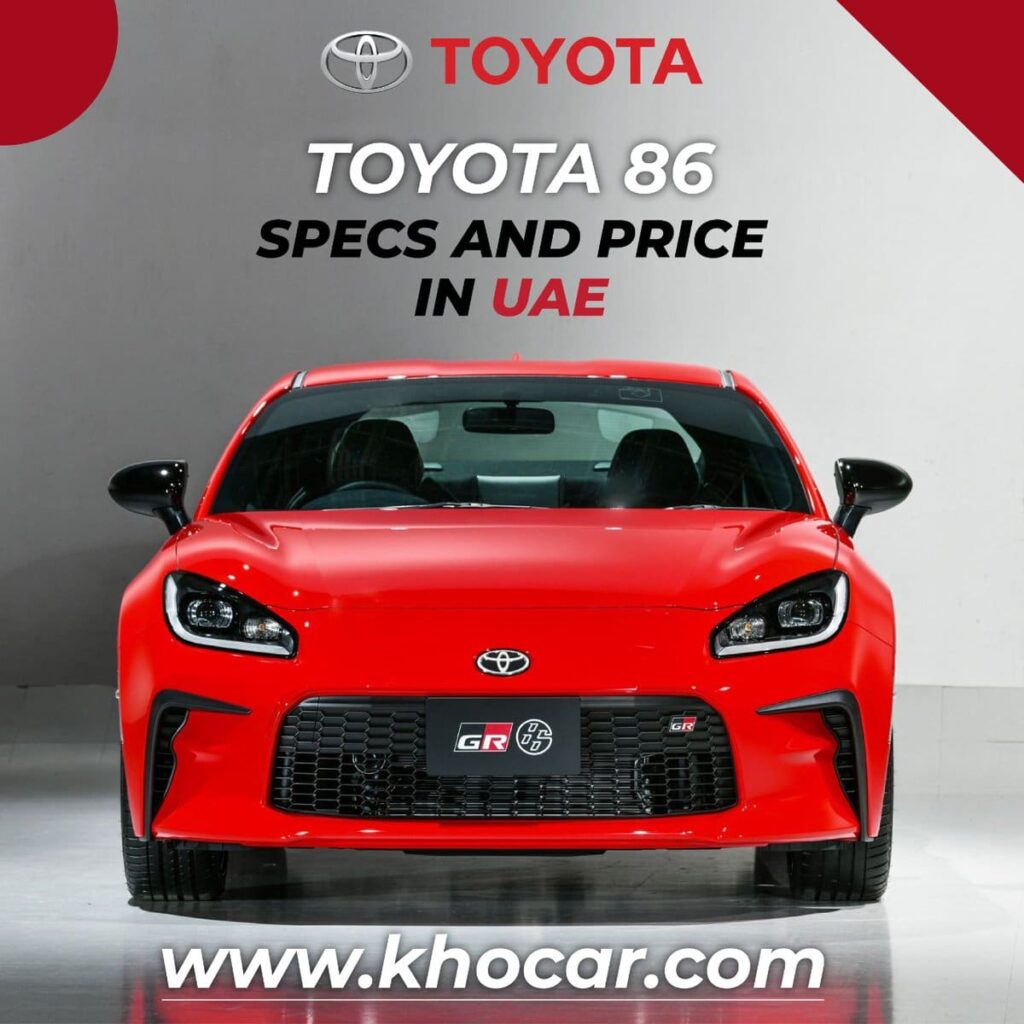 Toyota 86 Price and Specs in UAE